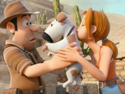 Fotograma de la pel&iacute;cula de animaci&oacute;n espa&ntilde;ola &#039;Las aventuras de Tadeo Jones&#039;