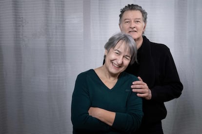 Anne Lacaton y Jean-Philippe Vassal hoy, 16 de marzo, en Montreuil, en el extrarradio de París.