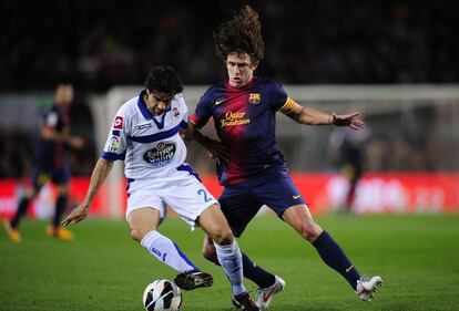 Carles Puyol con valerón.