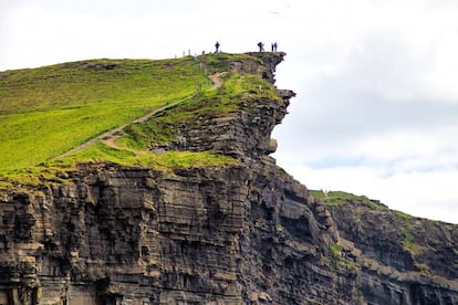 Los acantilados de Moher, ubicados en el enclave del geoparque de la región irlandesa del Burren.