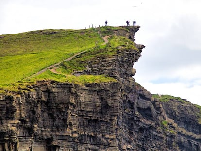 Los acantilados de Moher, ubicados en el enclave del geoparque de la región irlandesa del Burren.