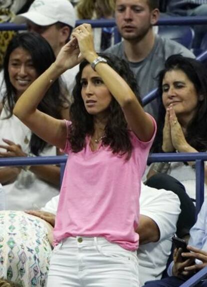 Mery Perelló, durante la final del US Open.