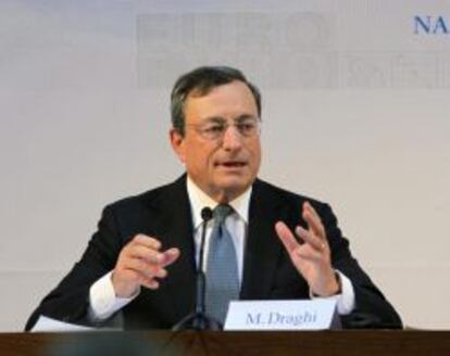 El presidente del Banco Central Europeo (BCE), el italiano Mario Draghi.