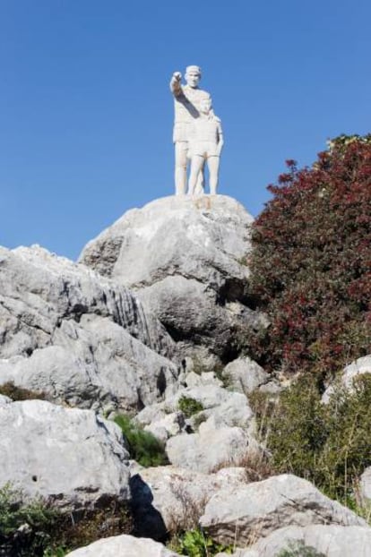 El mirador del Guarda Forestal, cerca de la localidad de El Burgo.