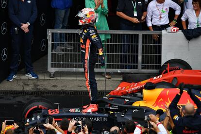 El holandés Max Verstappen, ganador del Gran Premio de Alemania de Fórmula Uno.