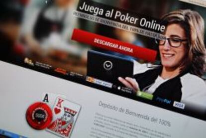 Sitio web de Pokerstars. 