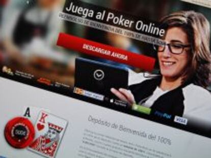 Sitio web de Pokerstars. 