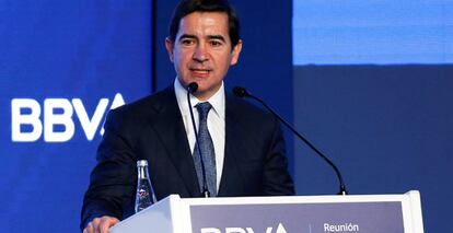 Presidente de BBVA, Carlos Torres.