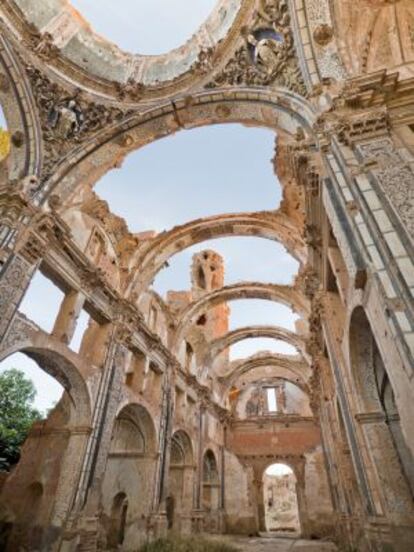 Ruínas do velho povoado de Belchite, na província de Saragoça.