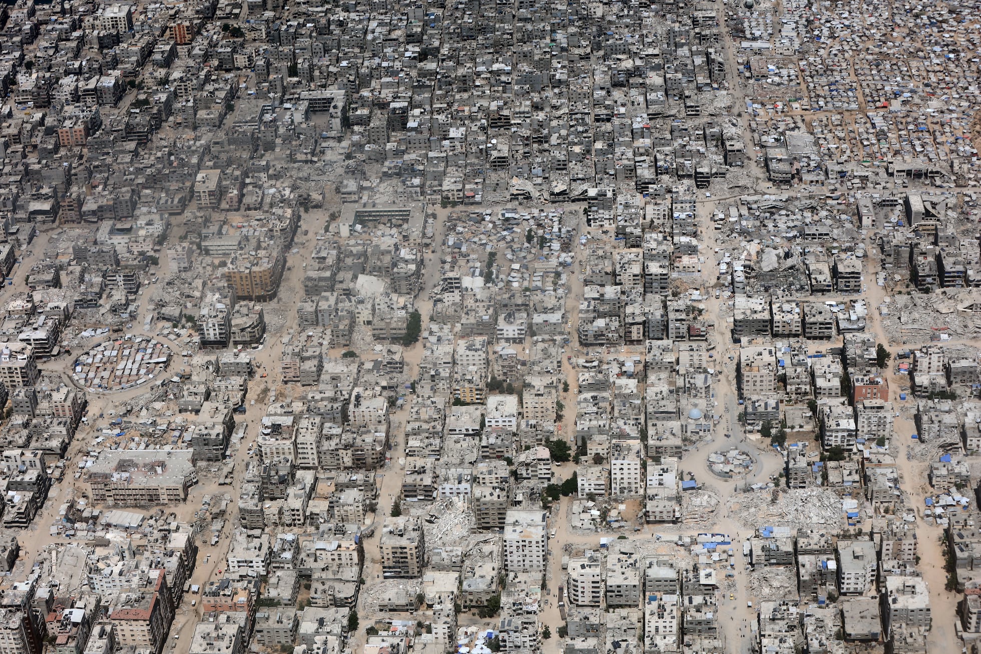 Las destrucción en la franja de Gaza tras casi dos años de conflicto