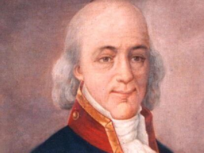 Retrato de Pedro Antonio Cerviño fechado en 1810.