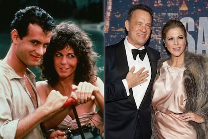 Los rumores de divorcio llegaron en 2011 y hace unos meses, pero la unión de Tom Hanks y Rita Wilson parece indestructible. Ni el cáncer de pecho de Rita ni un hijo algo díscolo ha podido con una relación que empezó en un rodaje en 1985 y que acabó en boda tres años más tarde. "Rita y yo sólo nos miramos el uno al otro y, kaboing, eso fue todo. Le pregunté a ella si era real, y por qué no podíamos negarlo", diría años después Hanks en una entrevista a GQ.