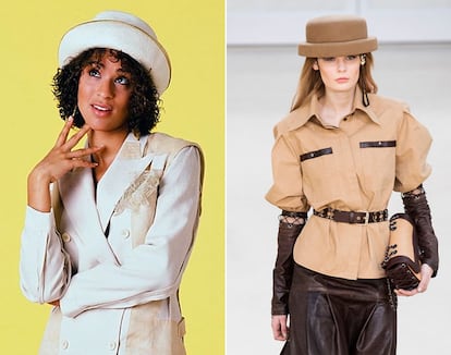 La propuesta de Chanel para la próxima temporada recuerda a los estilismos de Hilary Banks en ‘El príncipe de Bel Air’.