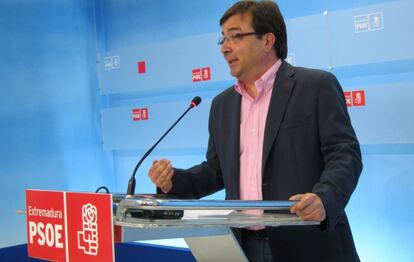 El secretario general del PSOE de Extremadura, Guillermo Fern&aacute;ndez Vara.