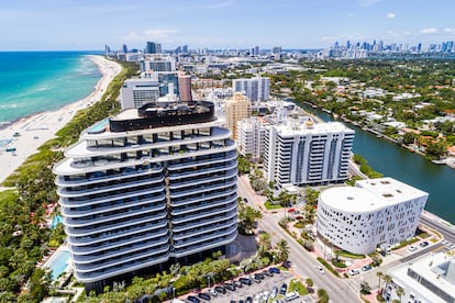 Casas de lujo en Miami Beach.
