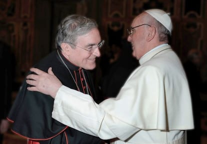 Audiencia del Papa al arzobispo de Barcelona, este sábado.