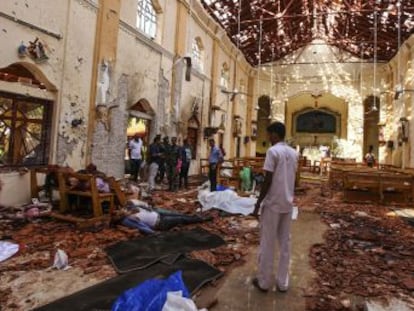 Ocho explosiones se han sucedido el Domingo de Resurrección en cuatro establecimientos hoteleros y tres iglesias, principalmente en Colombo