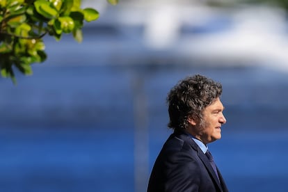 Javier Milei, presidente de Argentina, durante la Cumbre del G20, el 18 de noviembre de 2024 en Río de Janeiro (Brasil).