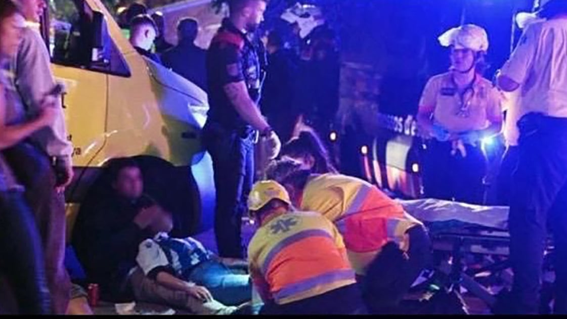 La primera atropellada cerca del campo del RCD Espanyol: “Si no es por la gente que aporrea el coche, yo no lo cuento”