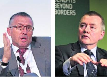 Enrique Cueto, presidente de Latam, y Willie Walsh, consejero delegado de IAG.