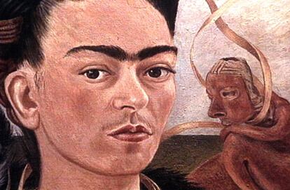 Retrato de la artista Frida Khalo.