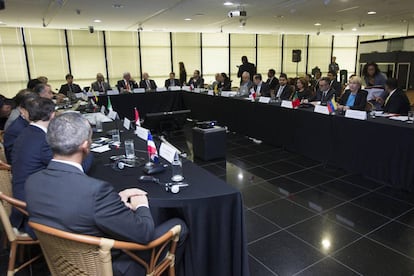 La reunión de fiscales de once países en Brasil para tratar el caso Odebrecht.