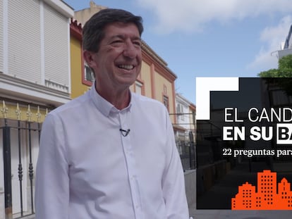 Juan Marín en su barrio