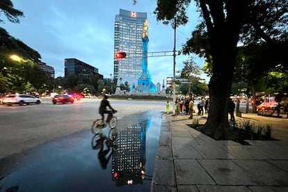 Panorámica del Paseo de la Reforma, una de las mayores arterias la capital mexicana. 