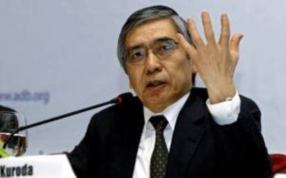 El presidente del Banco Asiático de Desarrollo (BAD), Haruhiko Kuroda. EFE/Archivo