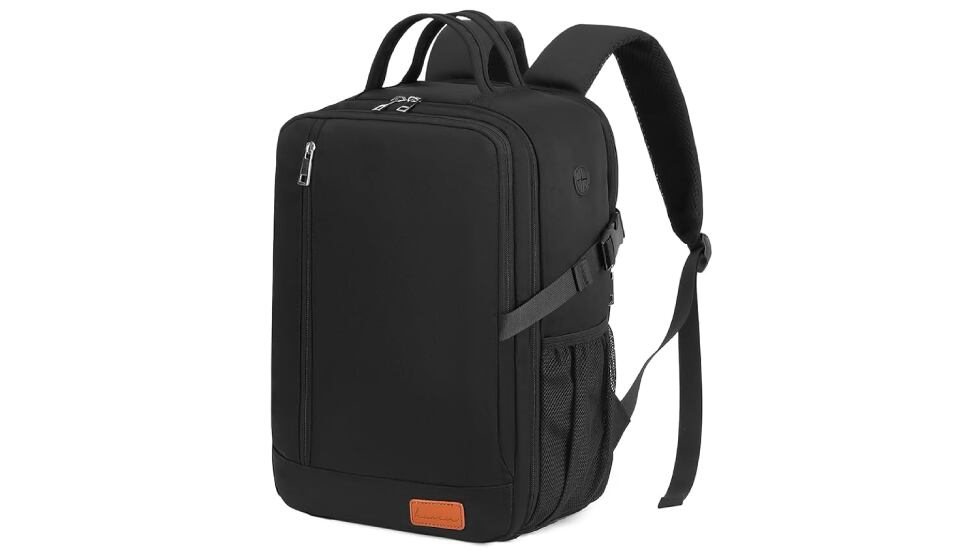Mochila compacta para cabina del avión.