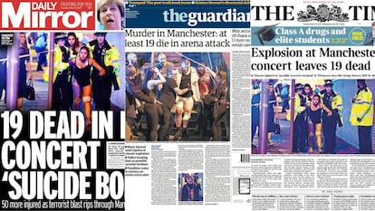 Portadas de este martes de algunos diarios brit&aacute;nicos.