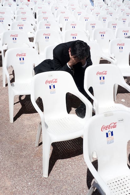 Una de las imágenes sobre las fiestas de Caravaca de la Cruz. DAVID SALCEDO