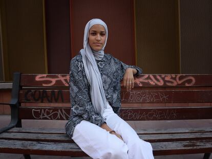 Khaoula El Kamouni,  una de las tres profesoras de islam de la Comunidad de Madrid, en julio de 2021.