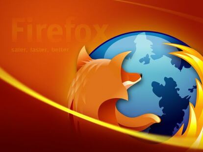 Logotipo del navegador Firefox, desarrollado por la fundación Mozilla.