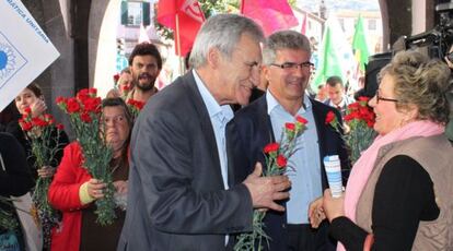 Jer&oacute;nimo de Sousa, en visita a Madeira.