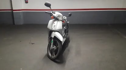 Una Honda Scoopy SH 100.