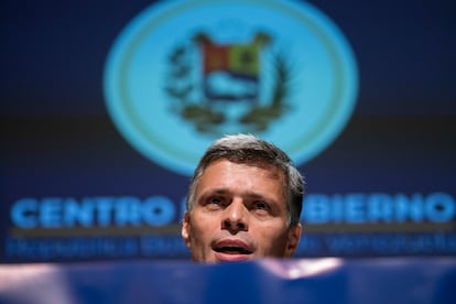 Leopoldo López em Madri.