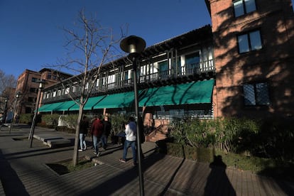 Fachada de la Residencia de Estudiantes.