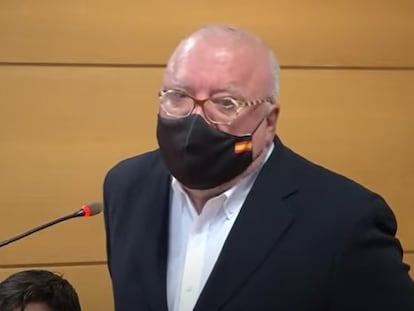 Juicio contra el comisario jubilado José Manuel Villarejo el 15 de enero de 2021.