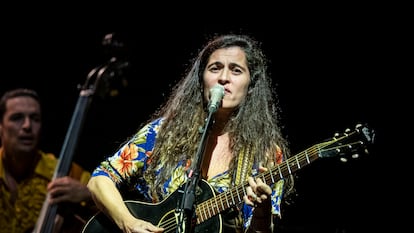 Silvia Pérez Cruz en el Palacio de la Ópera de A Coruña, en mayo de 2022.