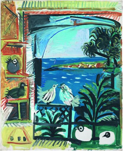 'Los pichones, Cannes', 12 de septiembre de 1957, de Pablo Picasso.