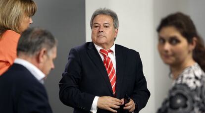 El presidente de la Diputación de Valencia, Alfonso Rus, este miércoles.