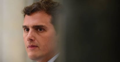 Albert Rivera en el Congreso el pasado jueves.