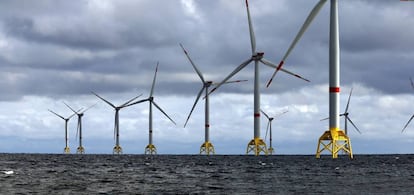 Parque de eólica marina en el Mar Báltico equipado con turbinas de Siemens Gamesa.