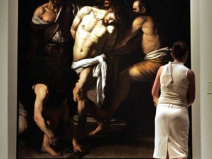 <i>Flagelación</i> (1607-1610), de Caravaggio, en el Museo Nacional de Arte de Cataluña.