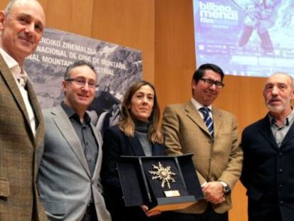 Presentación del Bilbao Mendi Film Festival este jueves en Bilbao. 
