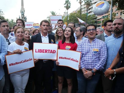 Manifestació de Ciutadans a Barcelona l'agost passat.