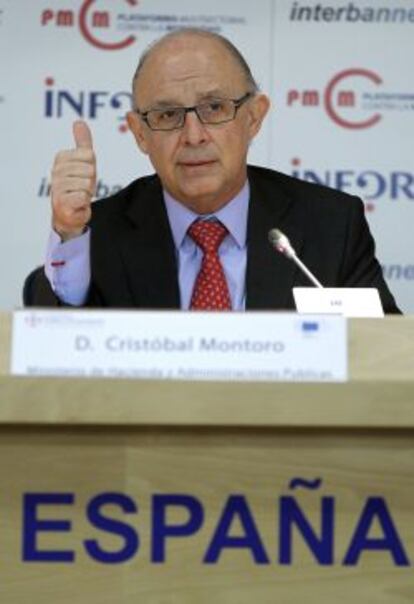 Crist&oacute;bal Montoro, ministro de Hacienda y Administraciones P&uacute;blicas.