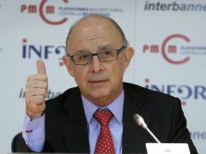 Crist&oacute;bal Montoro, ministro de Hacienda y Administraciones P&uacute;blicas.