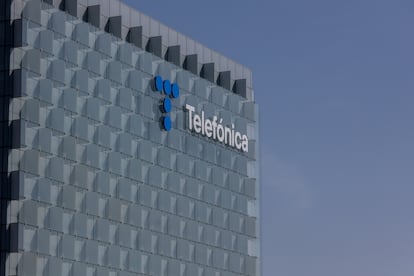 Las oficinas de Telefónica en Madrid